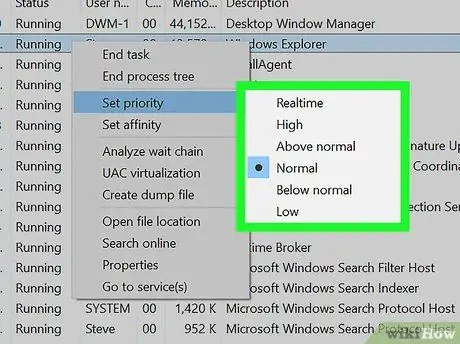 Ubah Keutamaan Proses dalam Windows Task Manager Langkah 8