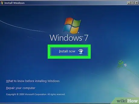 Formate a unidade C com o Windows 7, Etapa 5