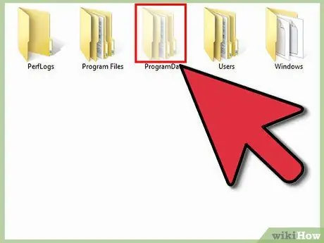 Mostrar archivos ocultos en Windows 7 Paso 11