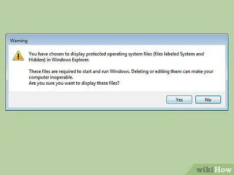 Показване на скрити файлове в Windows 7 Стъпка 20