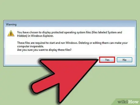 Rādīt slēptos failus sistēmā Windows 7 21. darbība