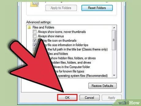 Show Hidden Files in Windows 7 Step 22