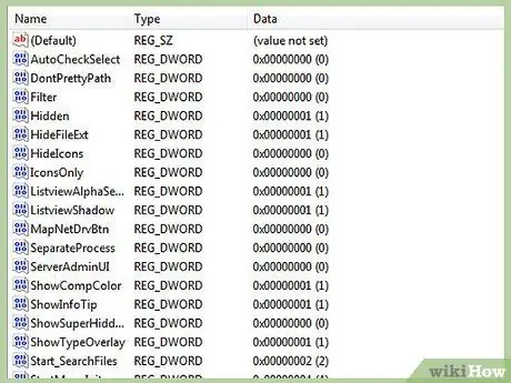 Prikaz skrivenih datoteka u sustavu Windows 7 Korak 27