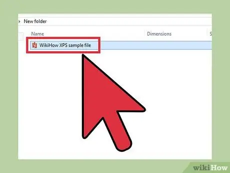 Deschideți fișierele XPS Pasul 1