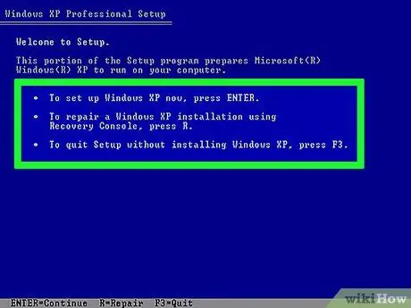 Reparer Windows XP fra en boot -cd Trin 5