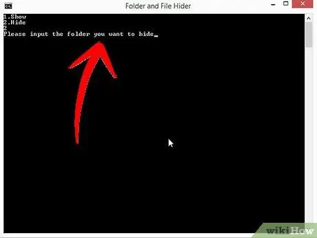 Hide Files and Folders Using Batch Files Step 4