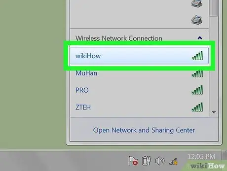 Connect to the Internet Wirelessly in Windows 7 Step 2