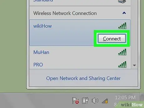 Connect to the Internet Wirelessly in Windows 7 Step 3