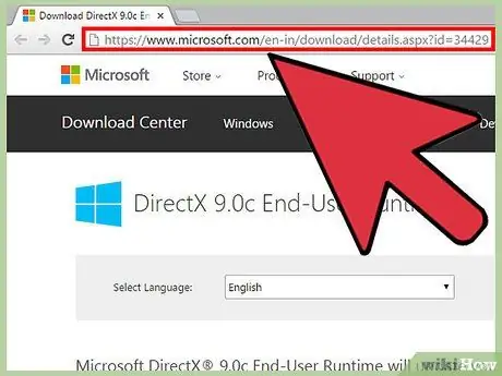 Actualitzeu el pas 9 de DirectX