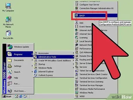 สร้างขอบเขตใหม่ใน DHCP ขั้นตอนที่ 1