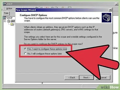 สร้างขอบเขตใหม่ใน DHCP ขั้นตอนที่ 8