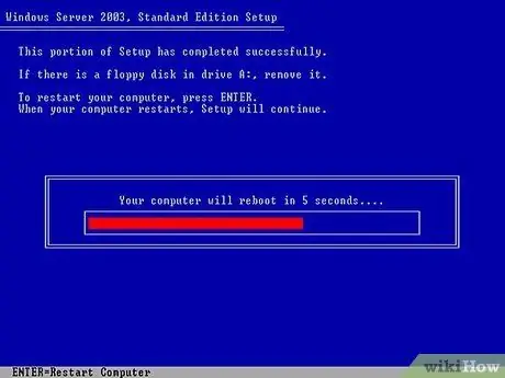 Instale o Windows Server 2003 Etapa 5