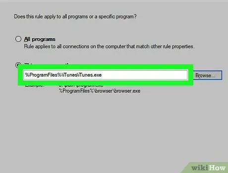 Bloquer un programme avec le pare-feu Windows Étape 11