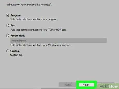 Block a Program with Windows Firewall Step 7