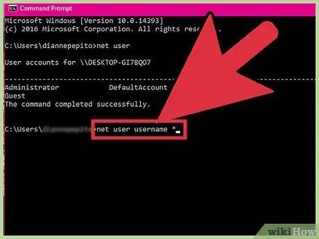 Hack een Windows-gebruikersaccount met behulp van de Net User-opdracht Stap 4