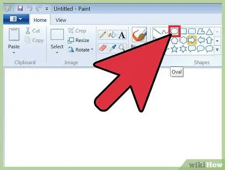 ارسم دائرة مثالية على Microsoft Paint الخطوة 7