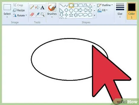 Gumuhit ng isang Perpektong Circle sa Microsoft Paint Hakbang 8