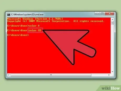 Change Colors in Command Prompt Step 4