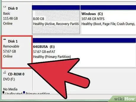 Muab faib Hard Drive hauv Windows 8 Kauj Ruam 13