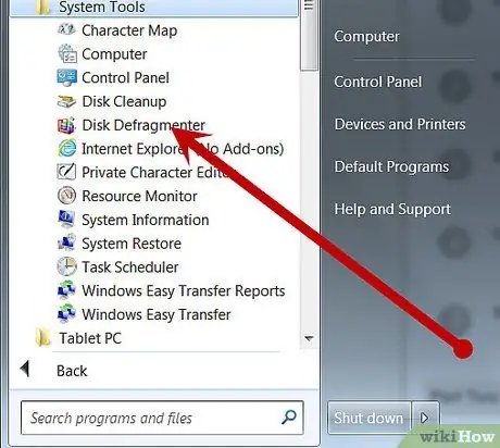 Windows 7 дефрагментациялау 5 -қадам
