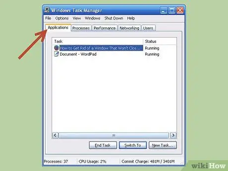 กำจัดหน้าต่างที่ไม่ยอมปิดใน Windows XP ขั้นตอนที่7