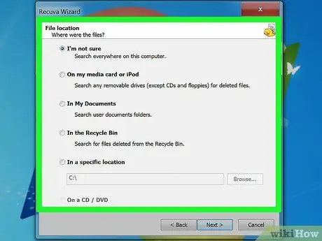 Windows 7 Adım 32'de Silinen Dosyaları Kurtarın