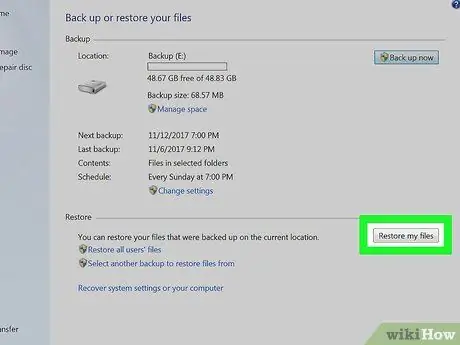 กู้คืนไฟล์ที่ถูกลบใน Windows 7 ขั้นตอนที่9