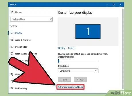 Teise monitori seadistamine Windows 10 abil 11. samm