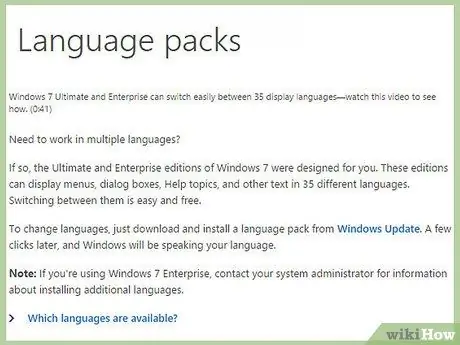 Alterar o idioma no Windows 7, Etapa 11