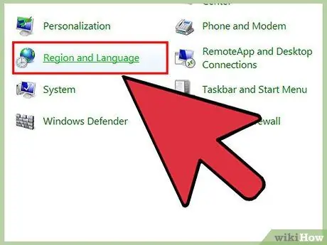 Badilisha lugha katika Windows 7 Hatua ya 7