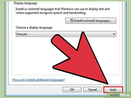 Change the Language in Windows 7 Step 9