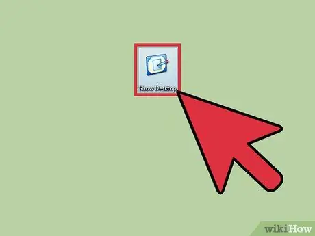 Tee Näytä työpöytä -kuvake Windowsin pikakäynnistystyökalupalkissa Vaihe 24