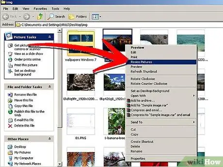 Eenvoudig het formaat van foto's wijzigen in Windows XP Stap 4