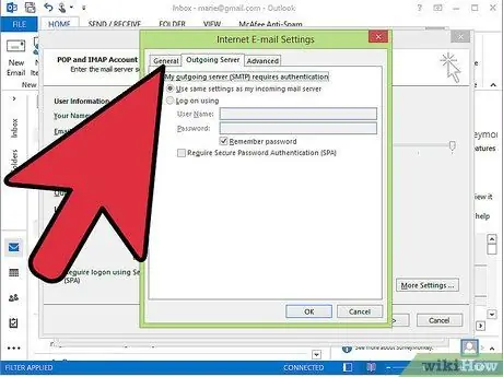 Opravte chybu aplikace Outlook 0x800ccc0b při odesílání e -mailu Krok 4