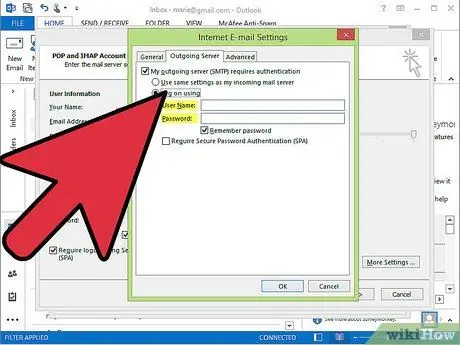 Исправить ошибку Outlook 0x800ccc0b при отправке электронного письма, шаг 5