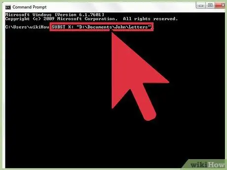 Mapper un dossier sur une lettre de lecteur dans Windows Étape 2