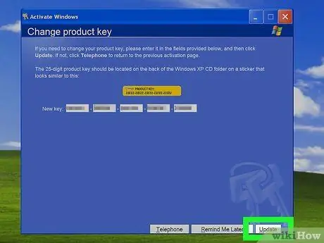 Aktiveer Windows XP sonder 'n egte produksleutel Stap 25