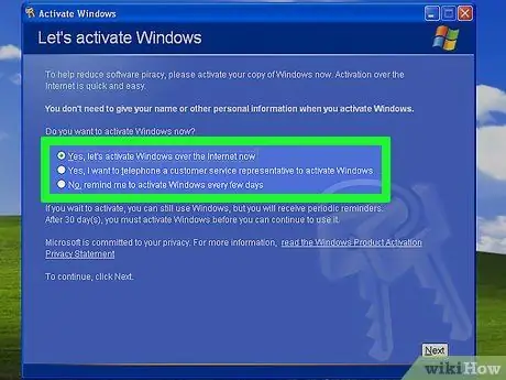 Activeu el Windows XP Pas 4