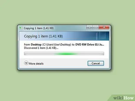 Graver sur DVD dans Windows 7 Étape 6