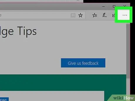 เปลี่ยนโฮมเพจของคุณใน Microsoft Edge ขั้นตอนที่ 1