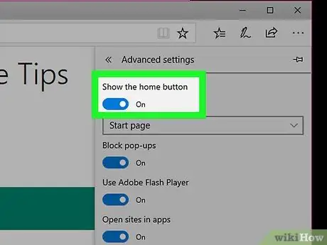 Change Your Homepage in Microsoft Edge Step 4