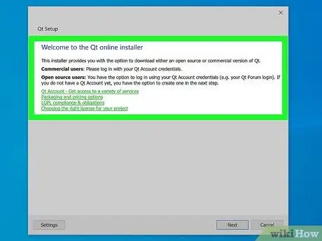 Namestite Qt SDK v Microsoft Windows Korak 18