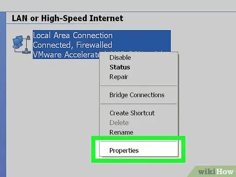 Sediakan Perkongsian Sambungan Internet untuk Windows XP Langkah 9