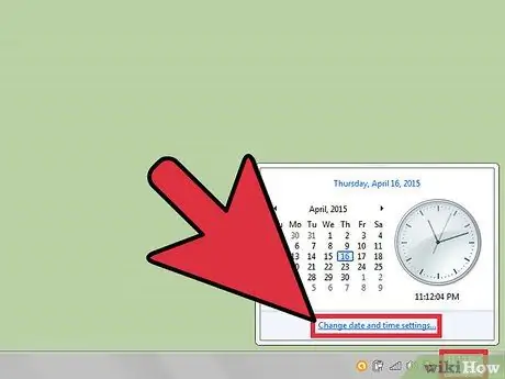 Cambiar el intervalo de sincronización de tiempo en Windows 7 Paso 1