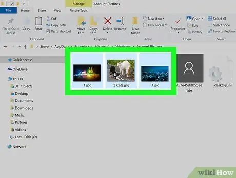 Eliminar una imagen de cuenta de usuario en Windows 10 Paso 10