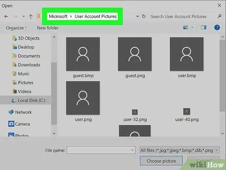 Delete a User Account Picture in Windows 10 Step 5