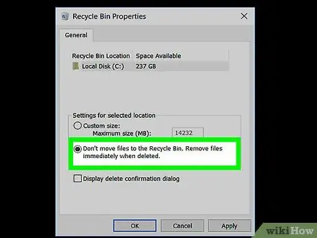 Padam Fail Secara Langsung Tanpa Menghantarnya ke Recycle Bin Langkah 2