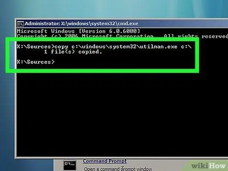 Windows XP yoki Vista parolini tiklash 26 -qadam