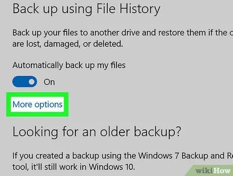 Maak een back-up van uw bestanden in Windows 10 Stap 7