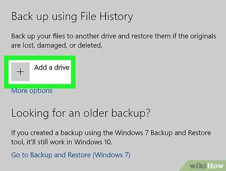 Faça backup de seus arquivos no Windows 10, Etapa 5